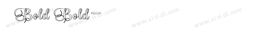 小米 Bold Bold字体转换
